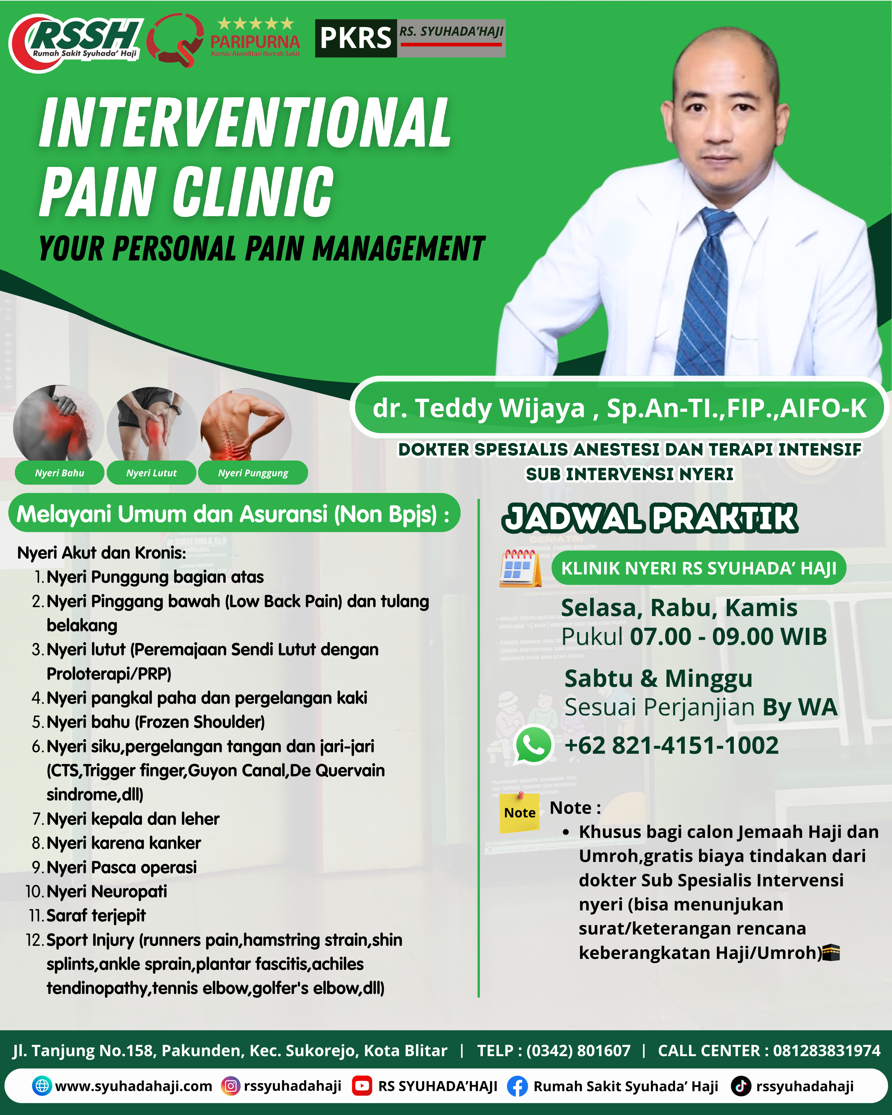 Klinik Nyeri RSSH