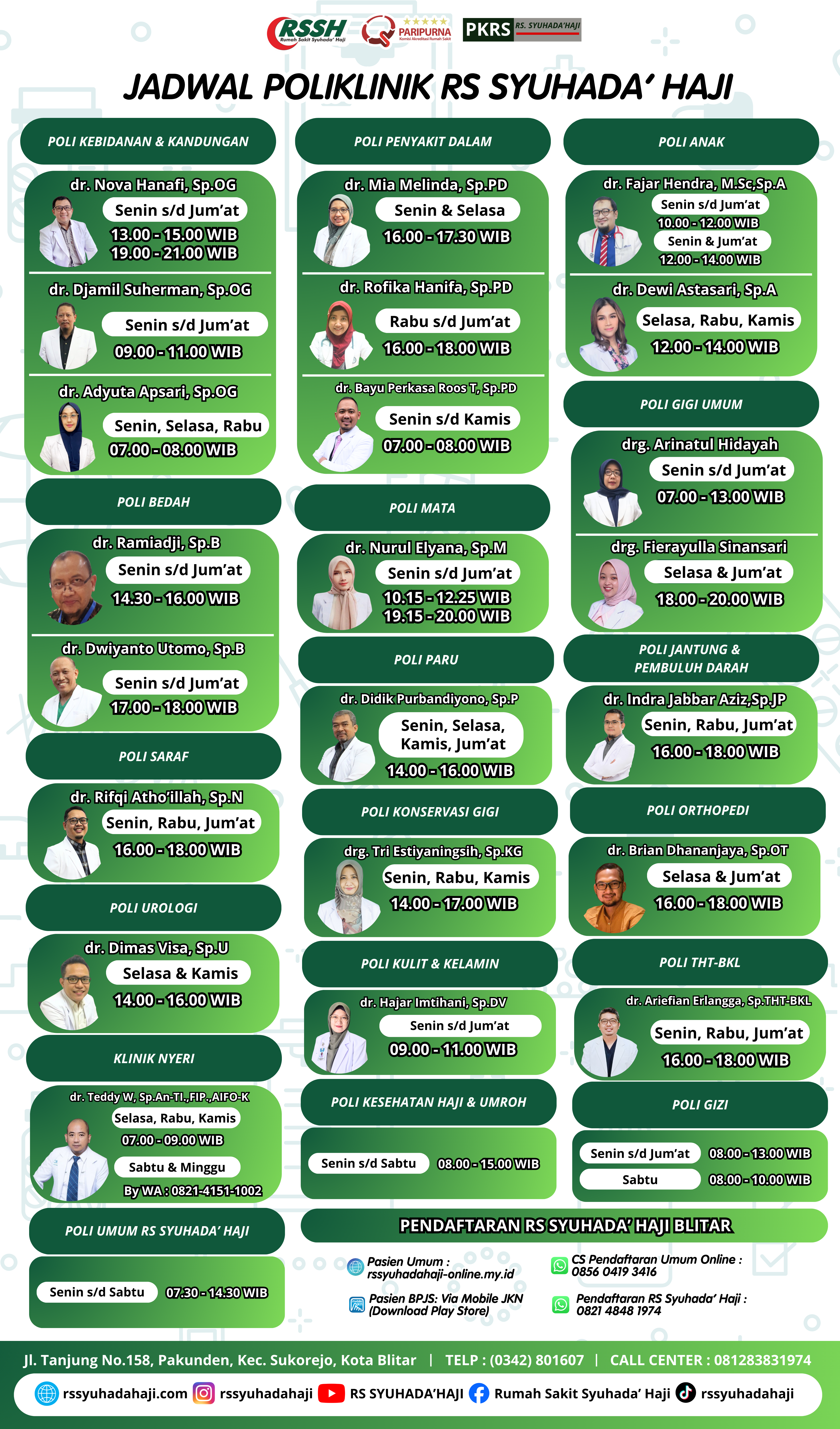 JADWAL DOKTER TERBARU